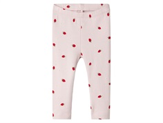 Name It leggings light lilac with strawberry print  